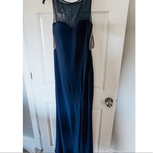 Classic Navy Sleek Dress
